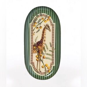 Roomytown Enamel Giraffe Decorative Tray